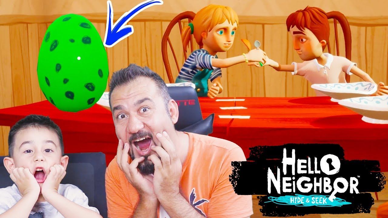 ÇİRKİN KUŞUN YUMURTASINI ÇALDIK! SALDIRDI! | HELLO NEIGHBOR HIDE AND SEEK #2 смотреть онлайн