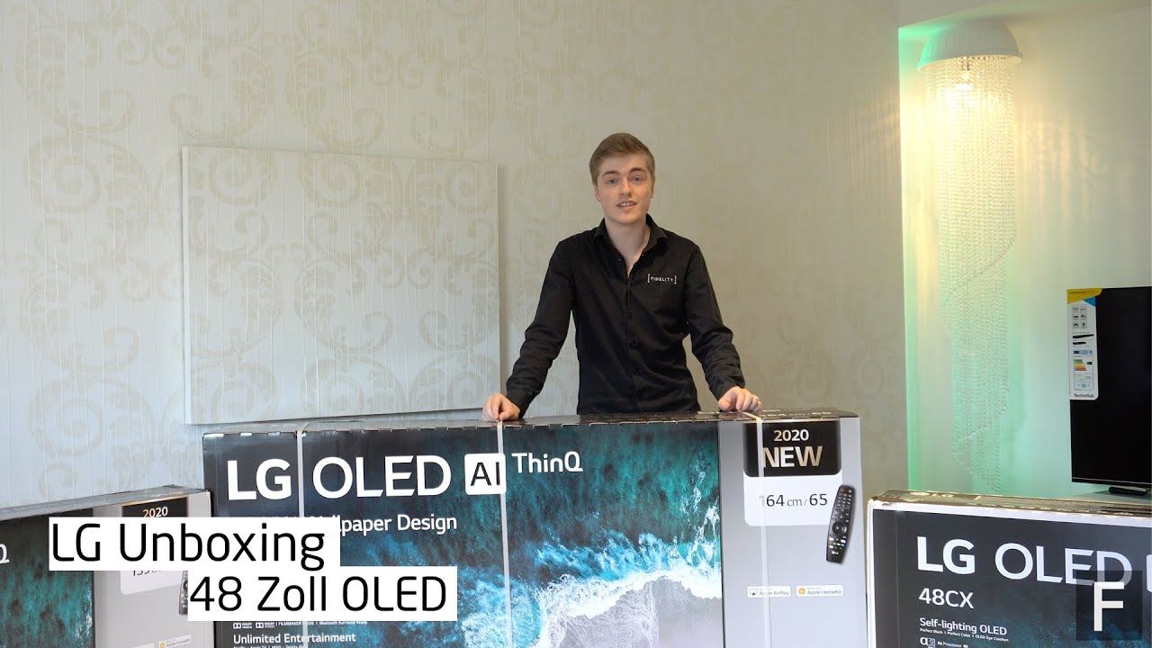 LG OLED48CX8LC Unboxing Video - 48 Zoll OLED TV - mit Sky Ticket Angebot смотреть онлайн