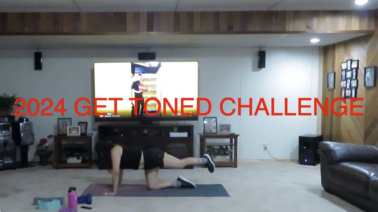 1-10 DAYS WORKOUT CHALLENGE | 2024 GET TONED CHALLENGE смотреть онлайн