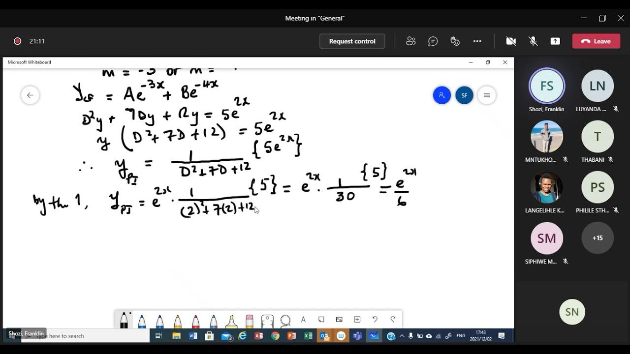 Solving Differential Equations using operator D method смотреть онлайн