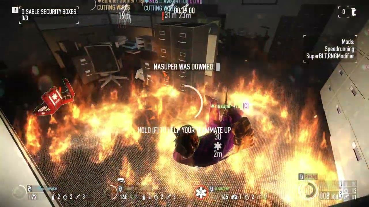 Payday 2 Breaking Feds 4Player DS 1:04 смотреть онлайн
