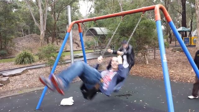 On the swing in Auburn Botanical Garden with Ian смотреть онлайн