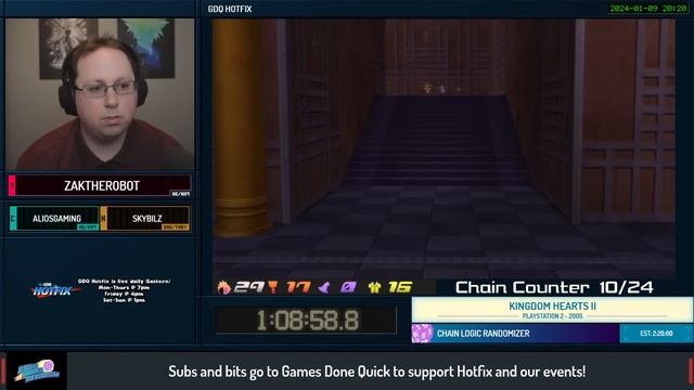Kingdom Hearts II Chain Logic Randomizer - Random Number Generation - GDQ Hotfix Speedruns смотреть онлайн