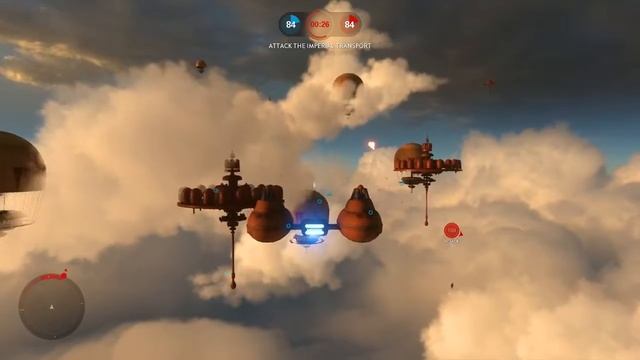 STAR WARS BATTLEFRONT (2015): Fighter Squadron over Cloud City Gameplay (Bespin Season Pass DLC) смотреть онлайн