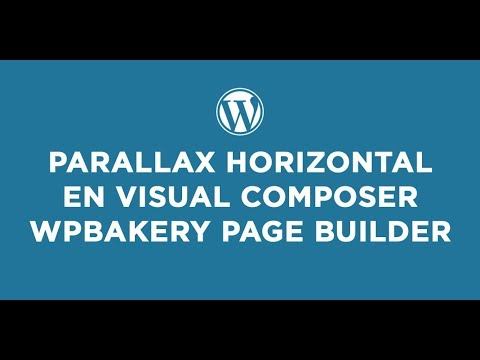 Parallax Horizontal en Visual Composer (WPBakery Page Builder) смотреть онлайн