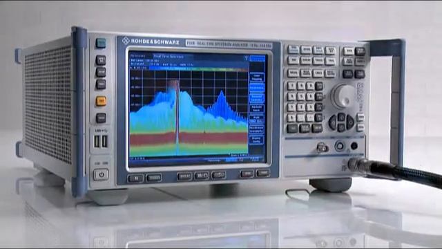 The Rohde & Schwarz FSVR real-time spectrum analyzer смотреть онлайн