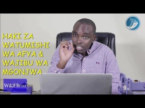 Haki za watumishi wa afya na wajibu wa wagonjwa смотреть онлайн
