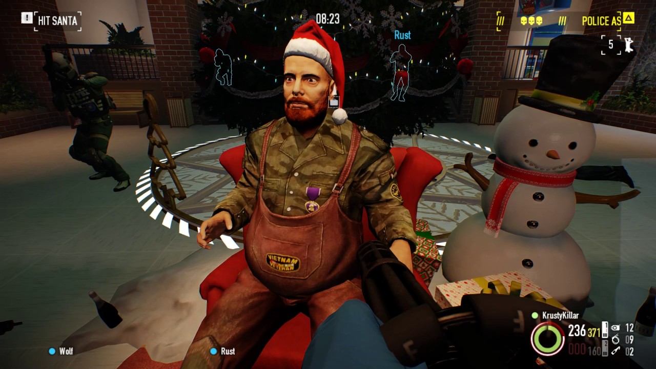 Payday 2 | Stealing Xmas (Solo, Overkill) 1920x1080 смотреть онлайн