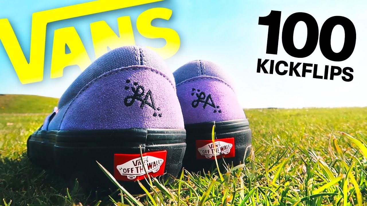 100 Kickflips In The Lizzie Armanto PRO VANS! смотреть онлайн