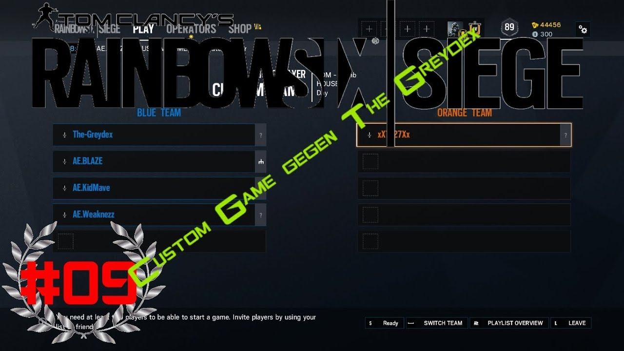 Rainbow Six | Siege/ Custom Game gegen Greydex (Uncut) смотреть онлайн