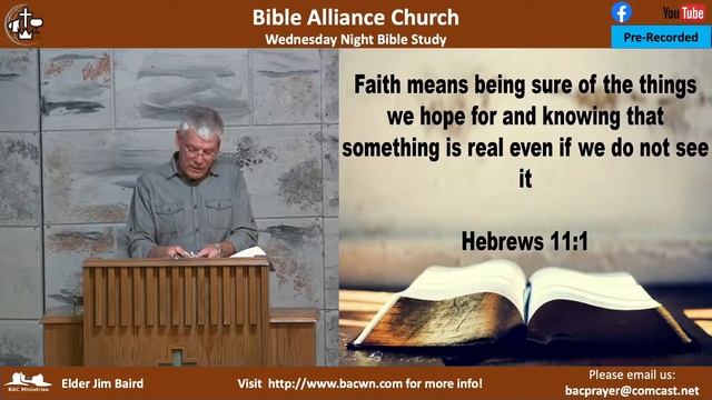 BAC: Wednesday Night Bible Study | 4/7/2021 смотреть онлайн