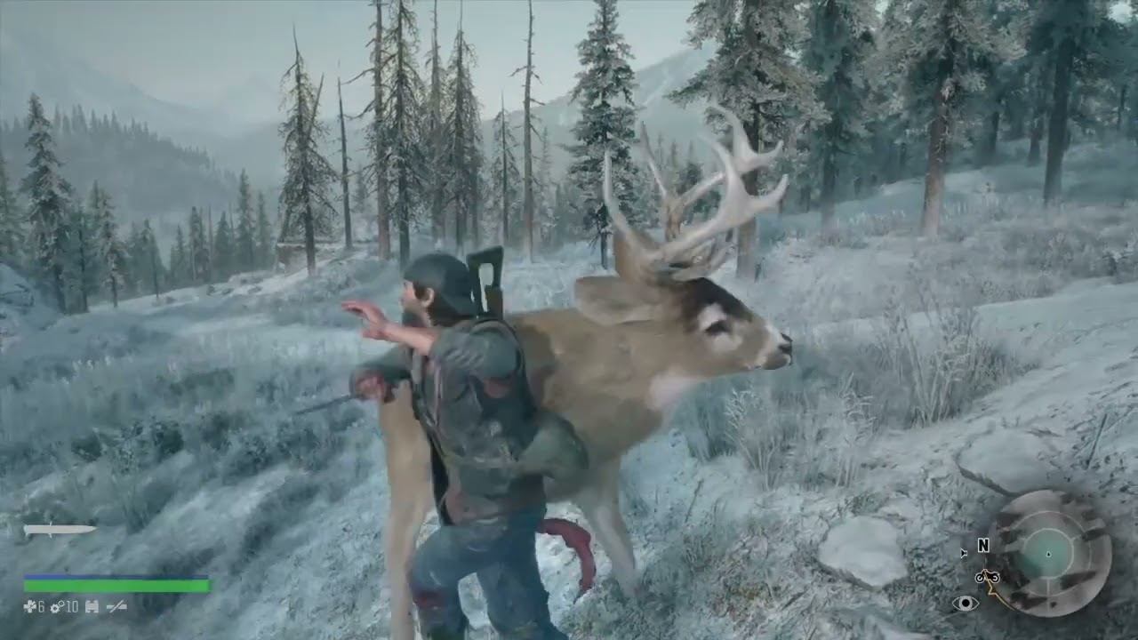 DAYS GONE Баги и приколы Бессмертие Невидимость 2019 PS4 смотреть онлайн