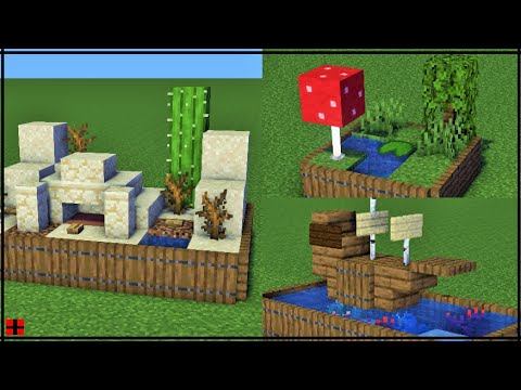 Minecraft: How to Build Mini Biomes:) смотреть онлайн