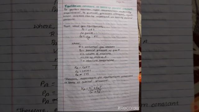 class 11 chemistry Equilibrium chapter 8. important notes. don't miss to watch Video. #short смотреть онлайн