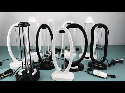 Oval Shape UVC Germicidal Lamp 38W 254nm 185nm Ozone Producing Kills Viruses & Bacteria смотреть онлайн