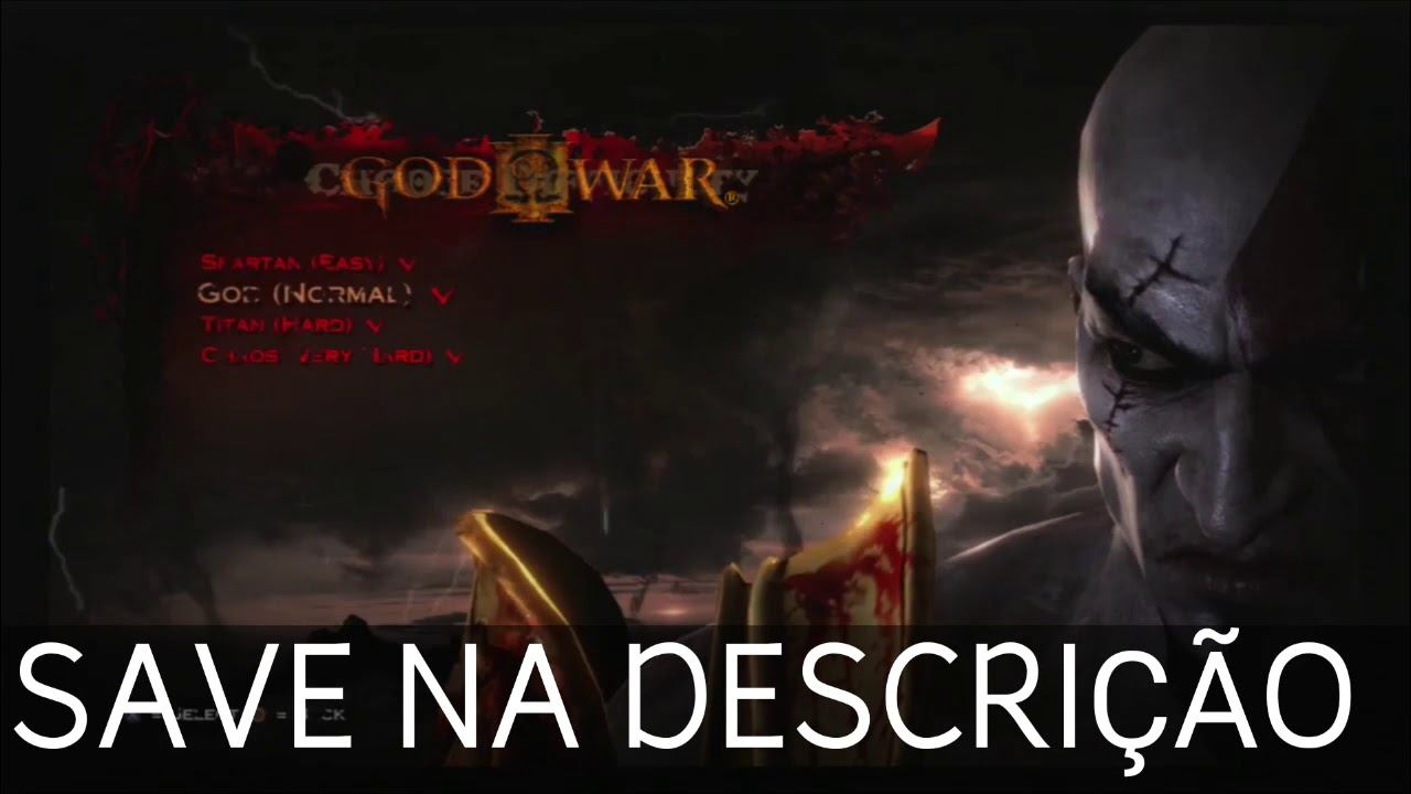 SAVE DE GOD OF WAR 3 ZERADO ( VERY HARD ) PS3 смотреть онлайн