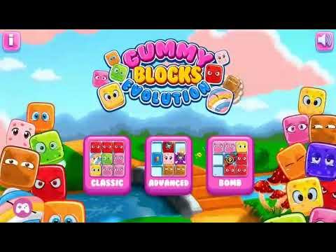 Gummy Blocks Evolution (HTML5 Game) Gameplay