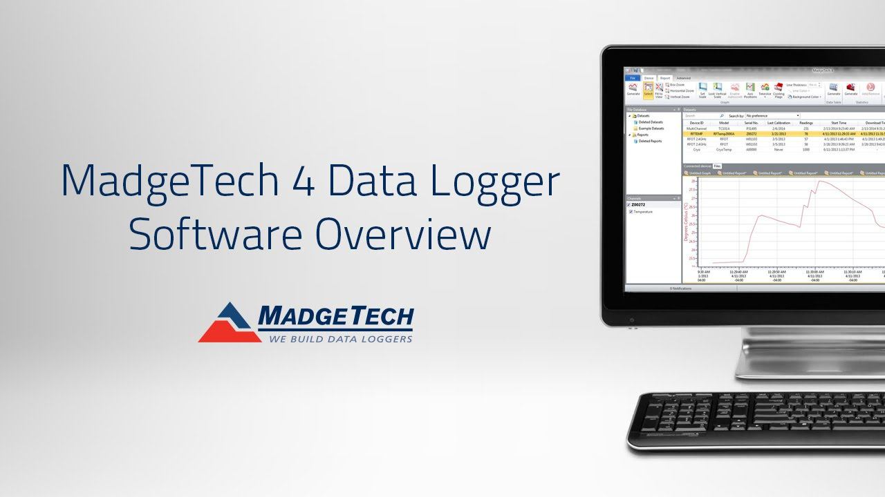 MadgeTech 4 Data Logger Software Overview смотреть онлайн