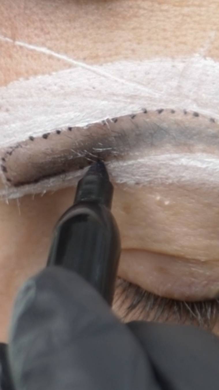 Исправление старого татуажа бровей👁️Новая Я смотреть онлайн