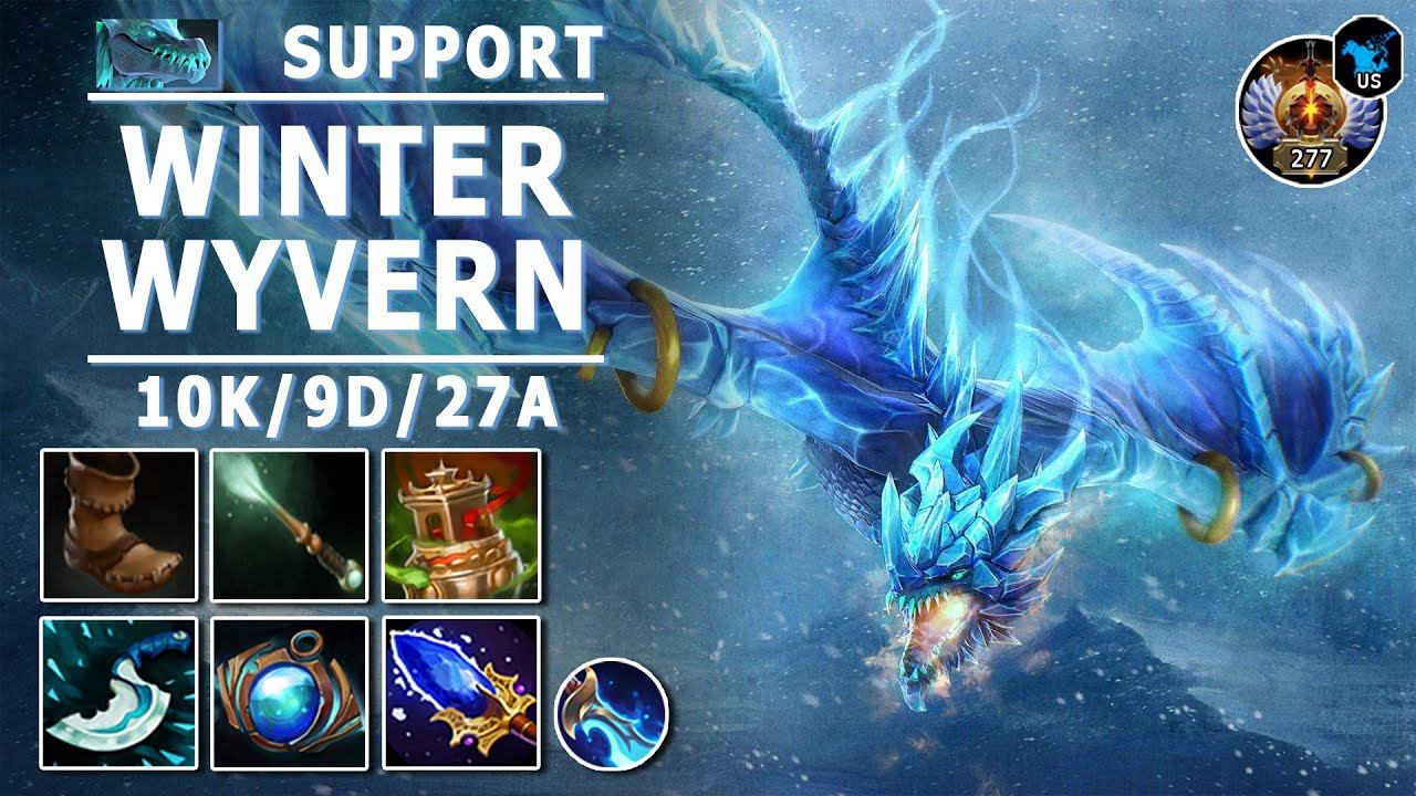 Winter Wyvern Support | 7.31b | Pos 4 WW Play | Dota 2 Immortal Gameplay смотреть онлайн