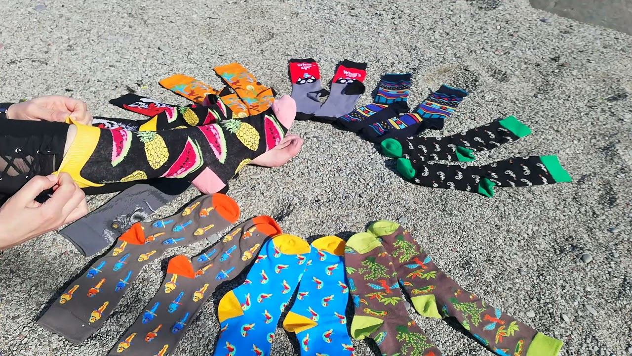 🧦 Сет из 10 пар разных носков 🧦 смотреть онлайн