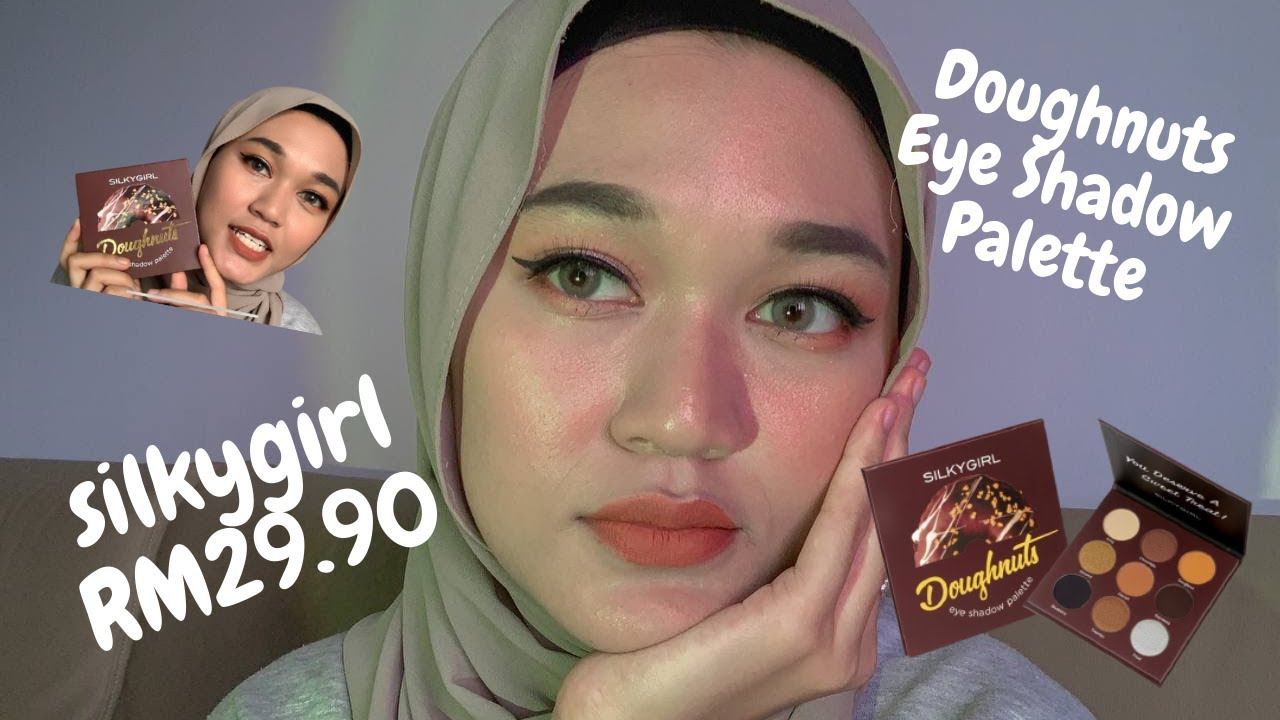 Silkygirl - Doughnuts Eye Shadow Pallete Silkygirl New Review, Makeup Tutorial & Swatches (BEGINNER смотреть онлайн