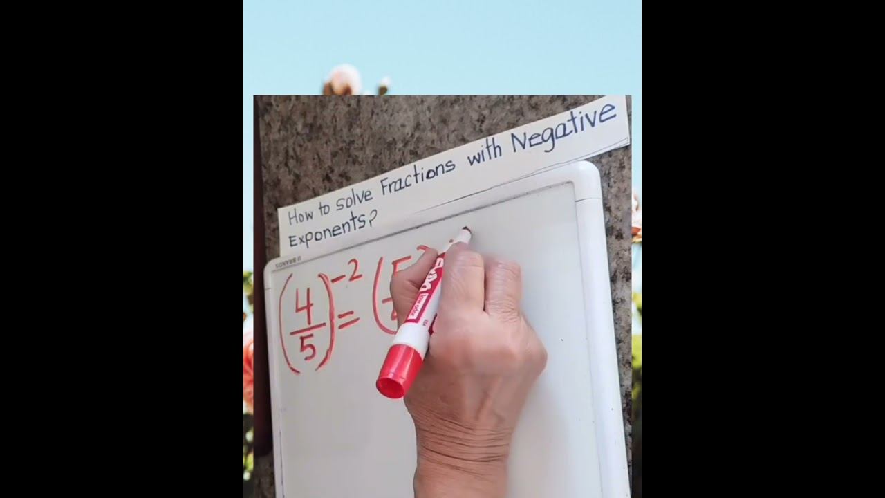 Fractions with Negative Exponents смотреть онлайн