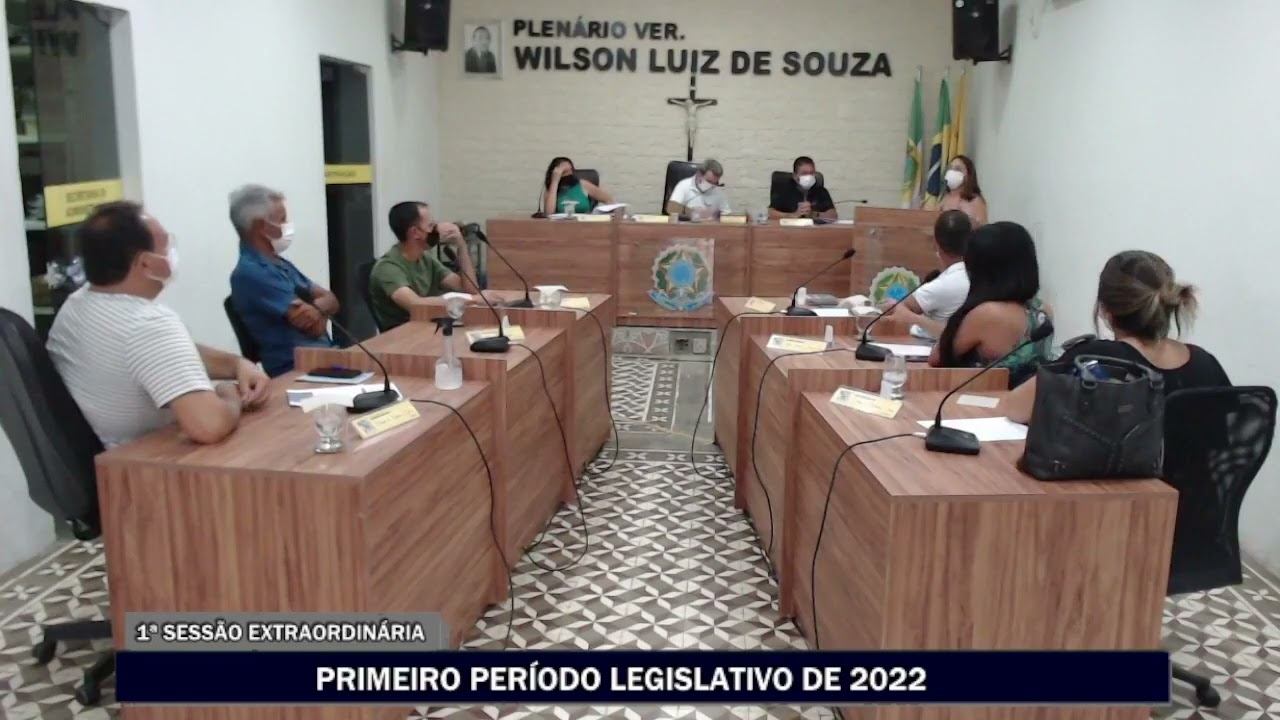 1ª SESSÃO EXTRAORDINÁRIA DO PRIMEIRO PERÍODO LEGISLATIVO DE 2022 смотреть онлайн