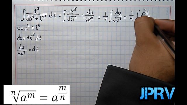 28 - Cálculo Integral - t^3 sobre raíz de a^4 + t^4 смотреть онлайн