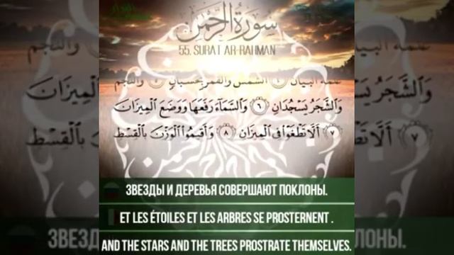 Azamat al Ingushi - Сура ар-Рахман ( Милостивый ), аяты 1 - 12 смотреть онлайн