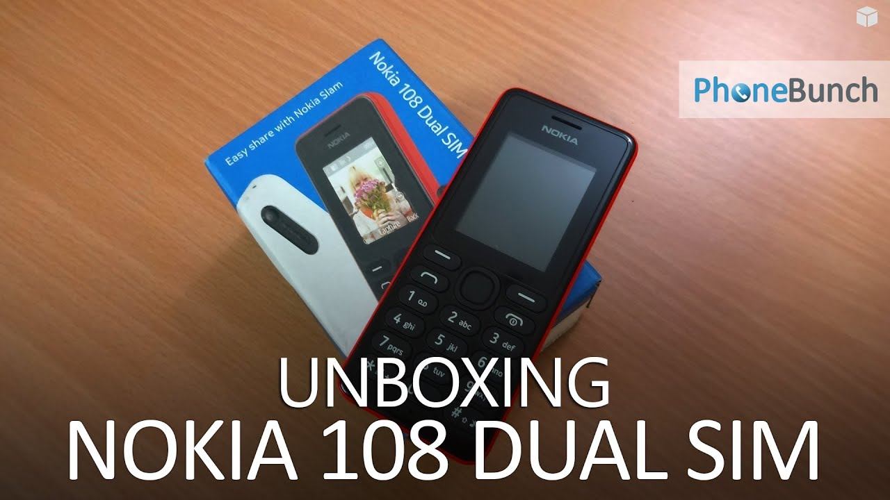 Nokia 108 Dual SIM Unboxing and First Hands on смотреть онлайн