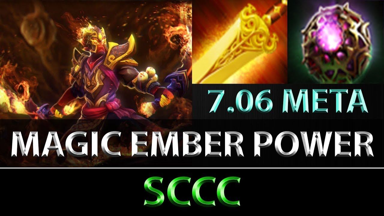 Sccc [Ember Spirit] Magic Ember Power Meta ► Dota 2 7.06f смотреть онлайн