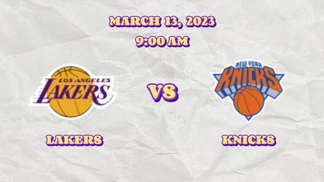 LOS ANGELES LAKERS SCHEDULES FOR MARCH 2023 | NBA GAMES SCHEDULES | PH TIME смотреть онлайн