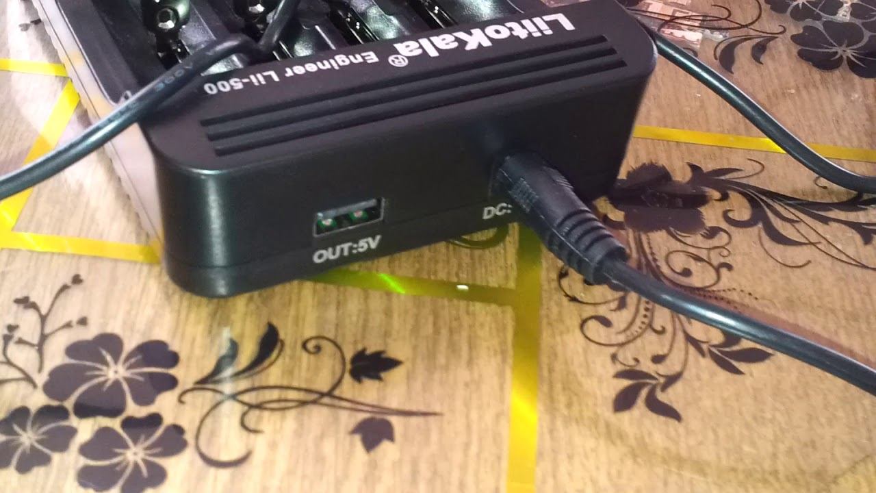 Liitokala Lii - 500 LCD Battery Charger from gearbest смотреть онлайн