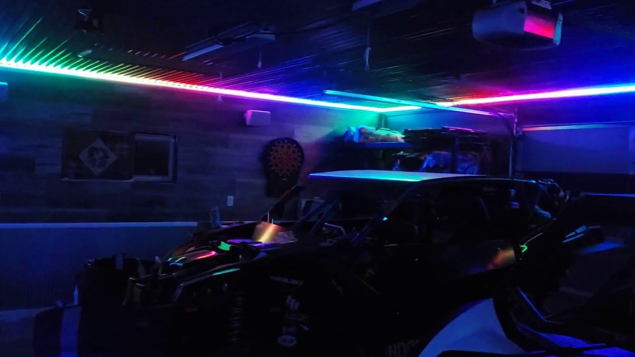 DC24V 110ft Addressable RGB LED Strip Light Kit Work With SP601E Music Controller смотреть онлайн