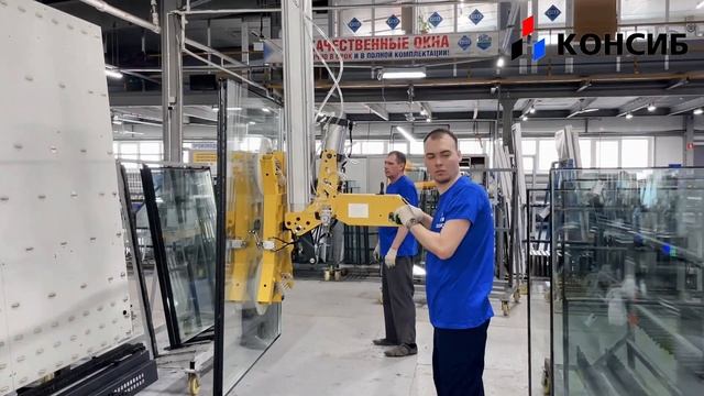 Робот вторичной герметизации на заводе Консиб-Барнаул. смотреть онлайн