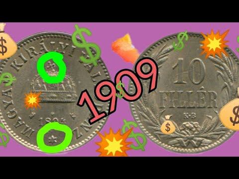 Hungary 10 FILLER 1909.coin