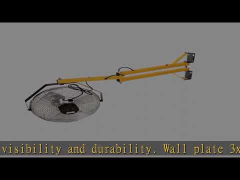 TPI Corporation 60-LDF-TE Fostoria Loading Dock Fan Head and Arm Combination – 60" Reach Dual Steel смотреть онлайн