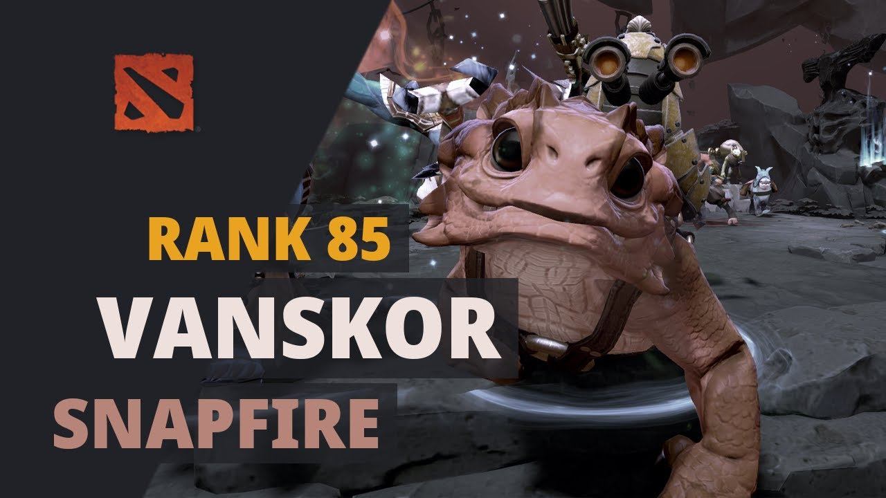 VANSKOR (Rank 85) plays Snapfire Dota 2 Full Game смотреть онлайн