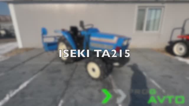 Обзор Японского минитрактора Iseki TA215 с Почвенной фрезой RKA150 (Рабочий захват 150см.) смотреть онлайн