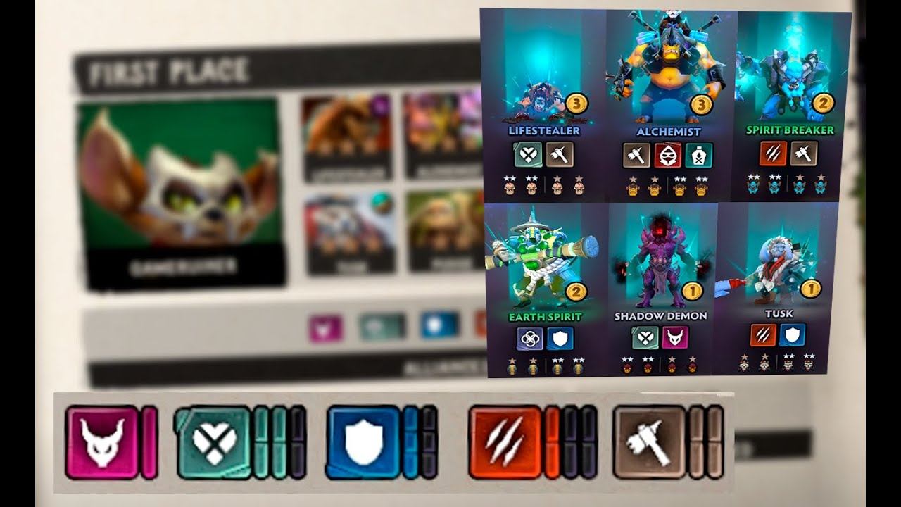 #underlords #dotaunderlords KNOCKOUT№1 Heartless + Warrior + Brute смотреть онлайн