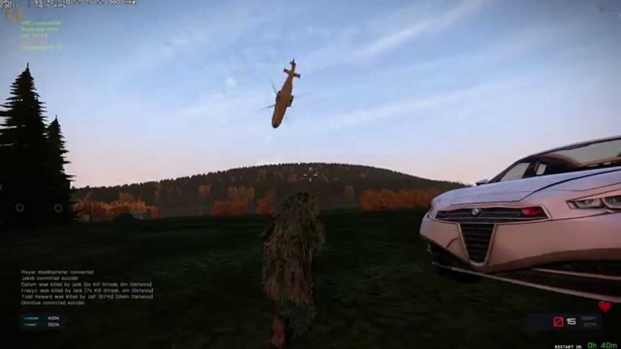 Arma 3 Exile Taviana - Helicopter Takedown + 650m Headshot смотреть онлайн