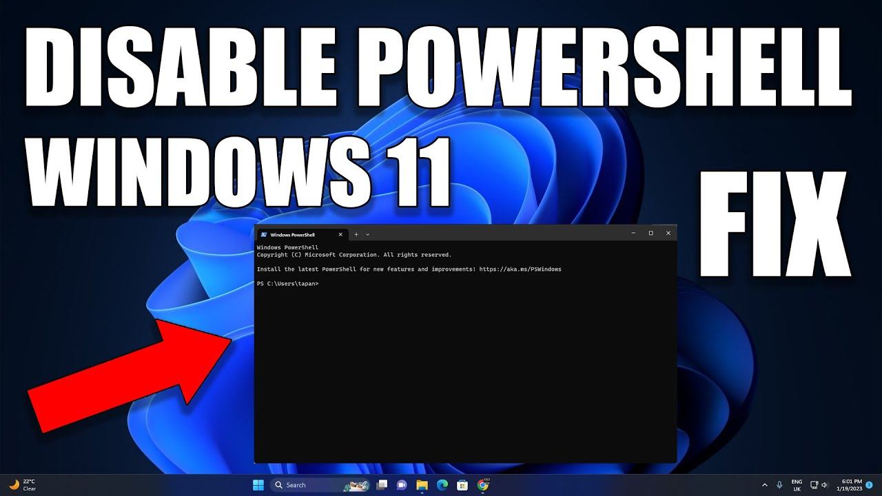 How to Disable PowerShell in Windows 11 смотреть онлайн