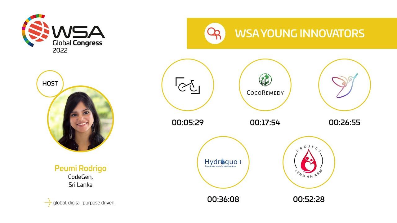 WSA Young Innovators 2021 Pitching Session | WSA Global Congress 2022 смотреть онлайн