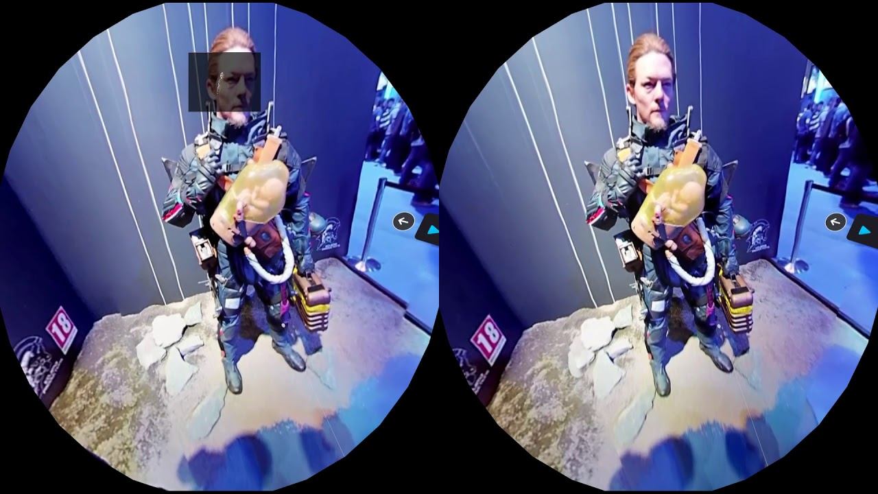 EGX 2019 PlayStation : Death Stranding Sam Porter Bridges 6 DOF 360 3D Viveport Video смотреть онлайн