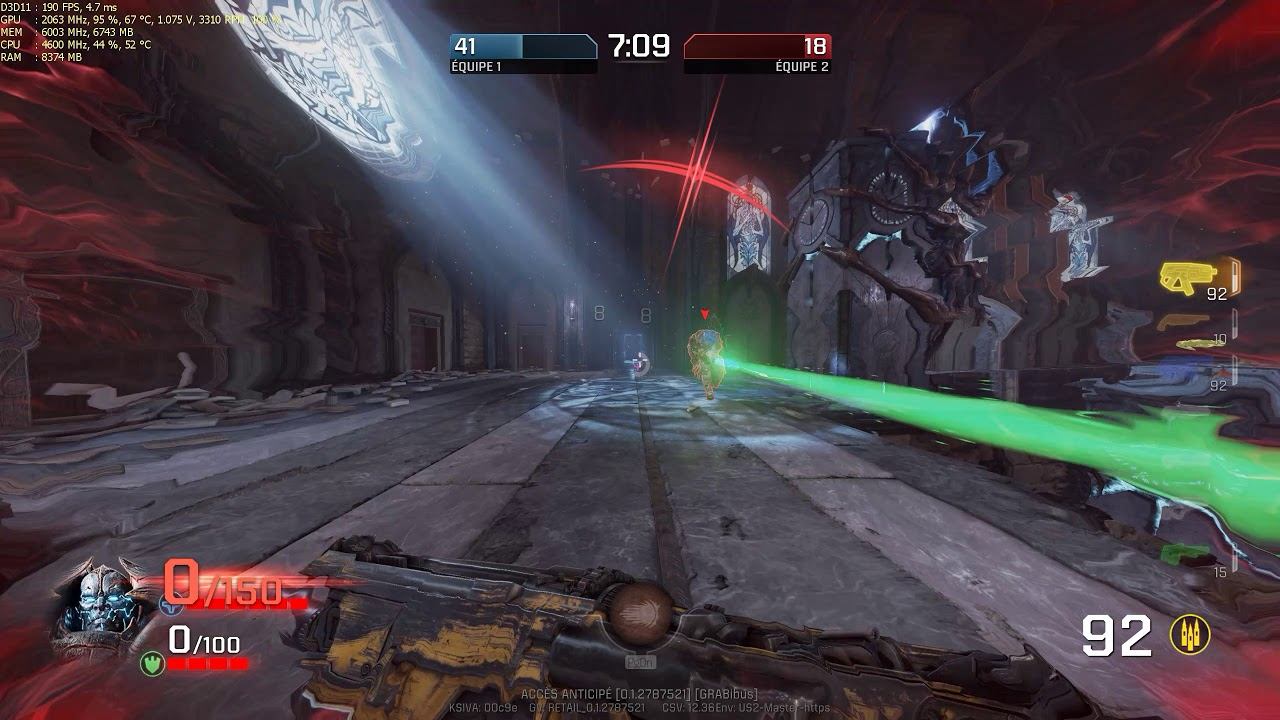 QUAKE CHAMPIONS (PC gaming) : TDM, map "BLOOD COVENANT" / GTX 1080 Ti / 1440p смотреть онлайн