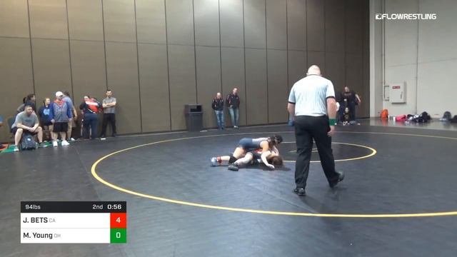 94 Lbs Consolation JALEN BETS Team California Vs Makayla Young Team Ohio смотреть онлайн