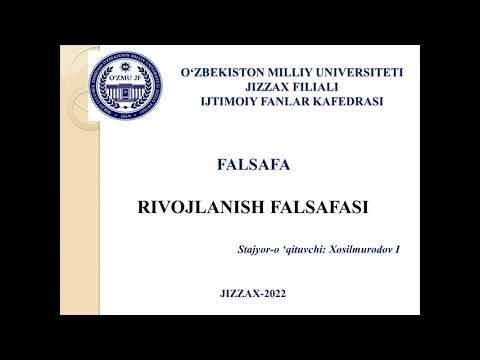 Rivojlanish Falsafasi