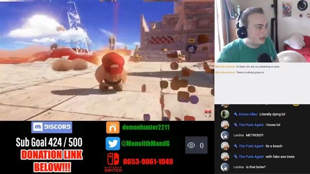 Mario Odyssey SPOTLIGHT REACTION!!!! смотреть онлайн