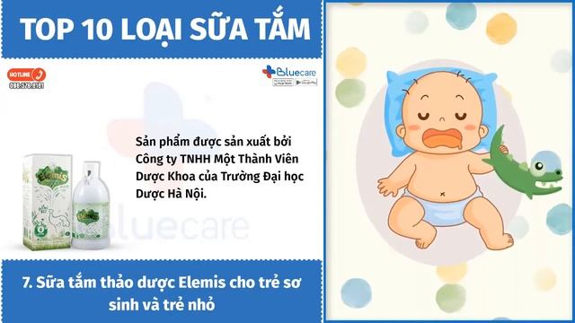Top 10 loại sữa tắm cho trẻ sơ sinh được bác sĩ da liễu khuyên dùng смотреть онлайн